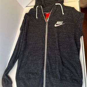 NEW Nike Charcoal Full-Zip Hoodie